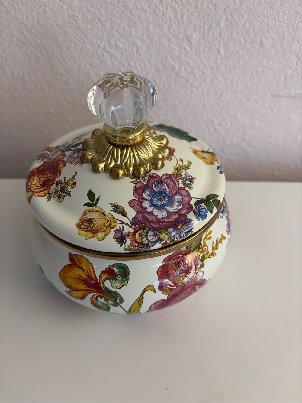 Mackenzie-Childs Flower Market Squashed Pot - Picture 8 of 8